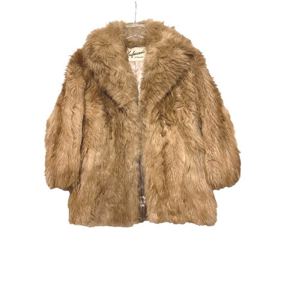American Vintage Jackets & Blazers - Vintage Fur Coat M Fox Fur Cropped Luxury Glam Maximalist 60s Mob Wife